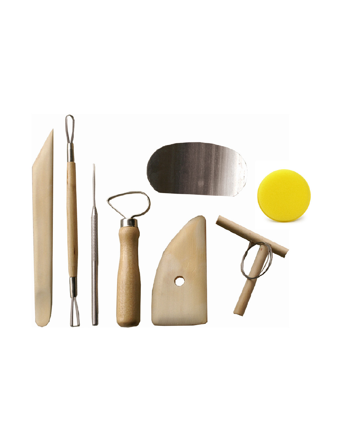 Set de 8 outils pour poterie et modelage